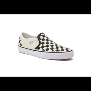 Vans Asher Checkered Slip On Sneaker